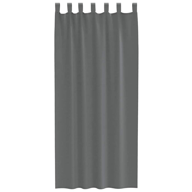 Gordijnen Voile 2 St Donkergrijs