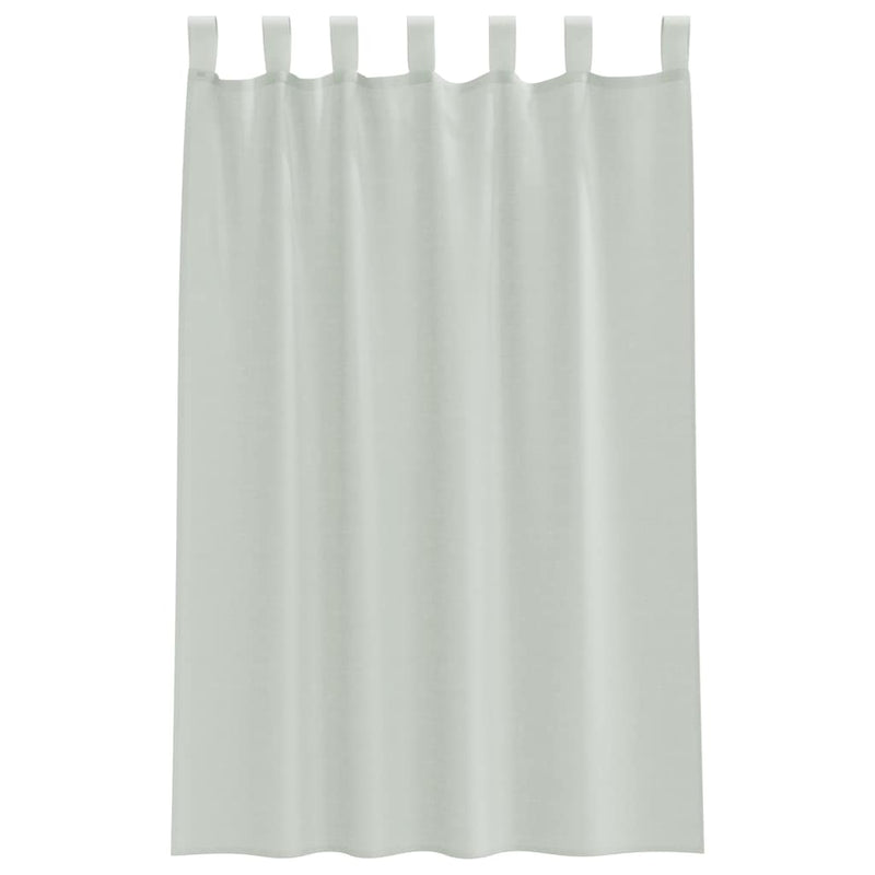 Gordijnen Voile 2 St Lichtgrijs