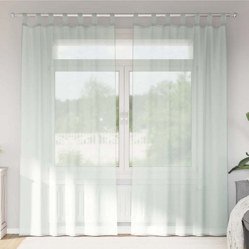 Gordijnen Voile 2 St Lichtgrijs