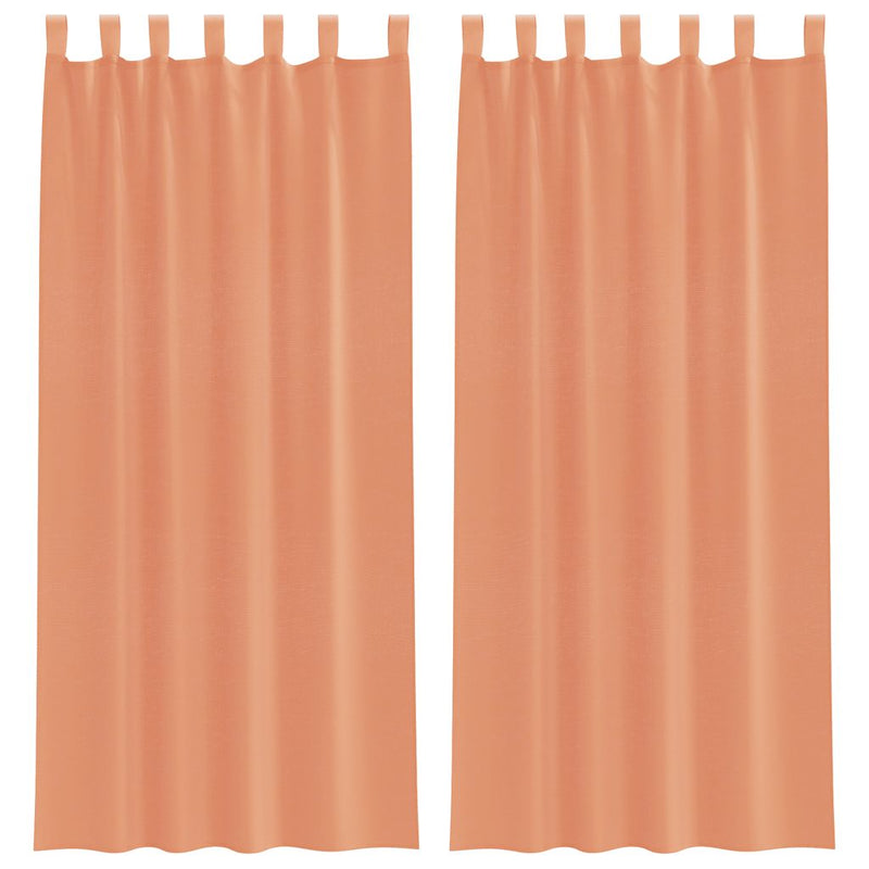 Gordijnen Voile 2 St Terracotta