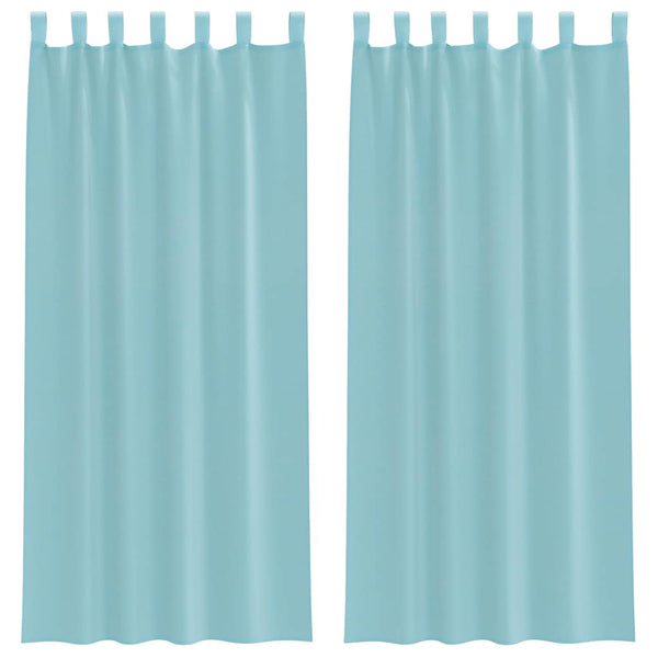 Gordijnen 2 St Turkoois Turquoise