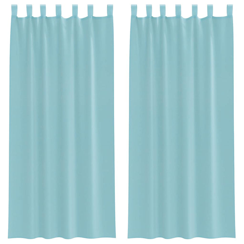 Gordijnen 2 St Turkoois Turquoise