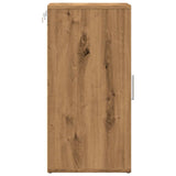 Schoenenkasten 2 St 32X35X70 Cm Bewerkt Hout Artisanaal Eiken