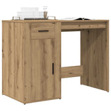 Bureau Met Lade 100 X 49 X 75 Cm Bewerkt Hout