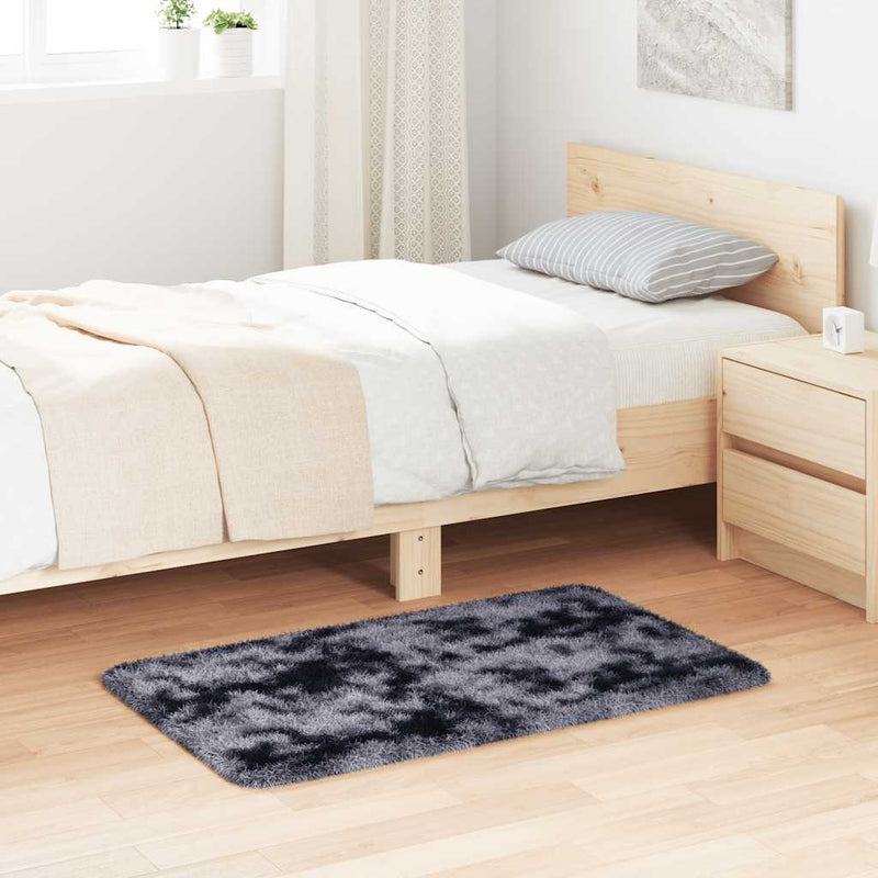 Hoogpolig Vloerkleed Navarra Polyester Donkergrijs