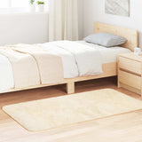 Hoogpolig Vloerkleed Navarra Polyester Kleurig Crème
