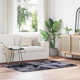 Hoogpolig Vloerkleed Navarra Polyester Donkergrijs
