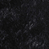 Hoogpolig Vloerkleed Navarra Polyester Zwart