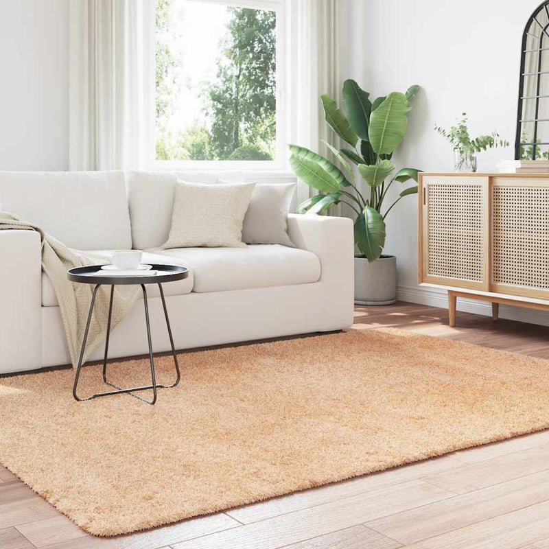 Hoogpolig Vloerkleed Navarra Polyester Beige