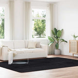 Hoogpolig Vloerkleed Navarra Polyester Zwart