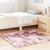 Hoogpolig Vloerkleed Navarra Polyester Stoffig Roze Dusty Pink