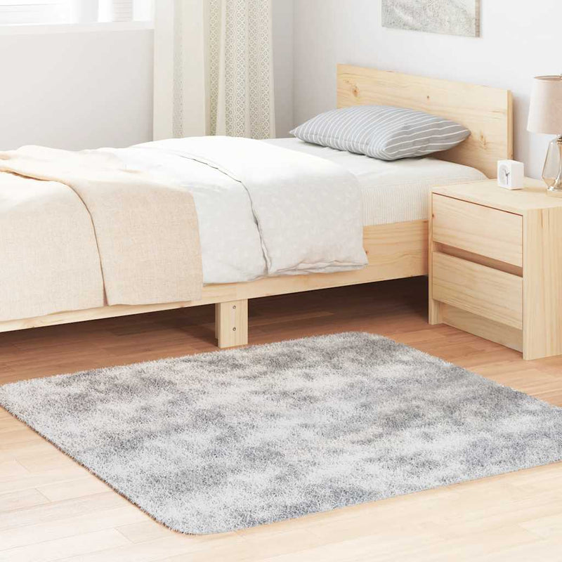 Hoogpolig Vloerkleed Navarra Polyester Lichtgrijs