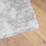 Hoogpolig Vloerkleed Navarra Polyester Zilvergrijs
