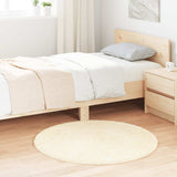 Hoogpolig Vloerkleed Navarra Polyester Kleurig Crème
