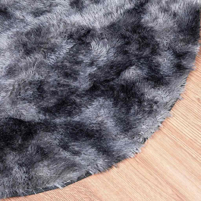 Hoogpolig Vloerkleed Navarra Polyester Donkergrijs