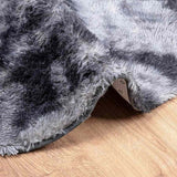 Hoogpolig Vloerkleed Navarra Polyester Donkergrijs