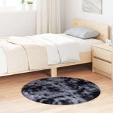 Hoogpolig Vloerkleed Navarra Polyester Donkergrijs