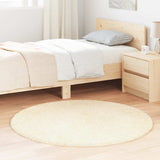 Hoogpolig Vloerkleed Navarra Polyester Kleurig Crème