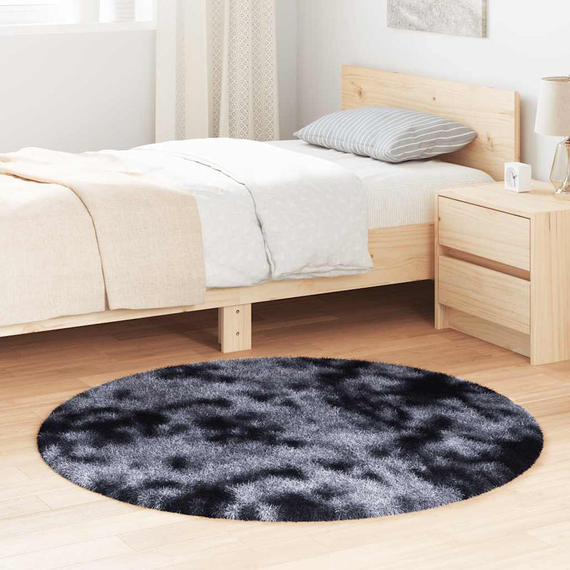 Hoogpolig Vloerkleed Navarra Polyester Donkergrijs