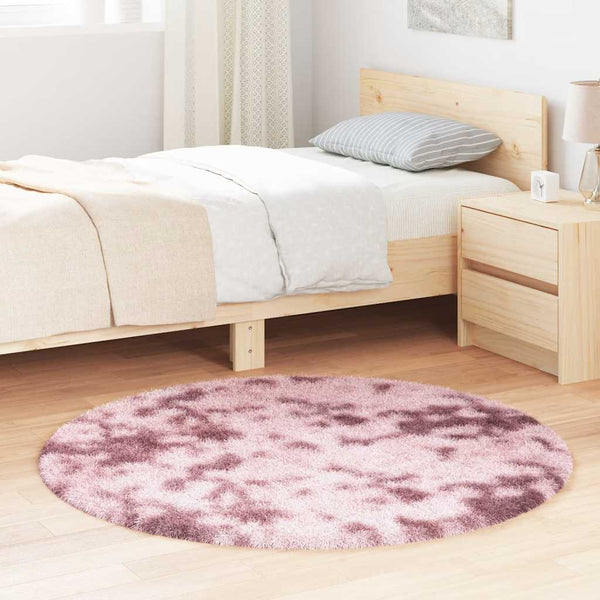 Hoogpolig Vloerkleed Navarra Polyester Stoffig Roze Dusty Pink