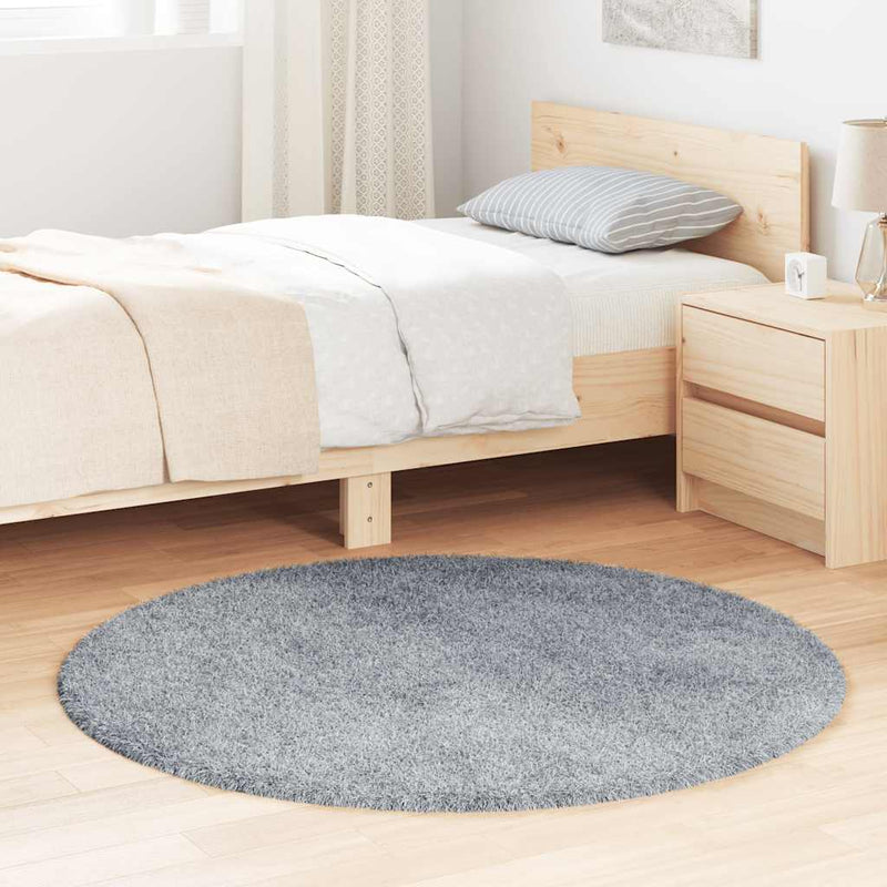 Hoogpolig Vloerkleed Navarra Polyester Lichtgrijs