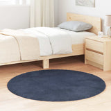 Hoogpolig Vloerkleed Navarra Polyester Marineblauw