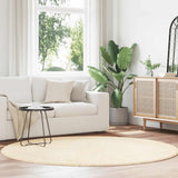 Hoogpolig Vloerkleed Navarra Polyester Kleurig Crème