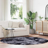 Hoogpolig Vloerkleed Navarra Polyester Donkergrijs