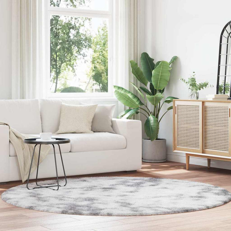 Hoogpolig Vloerkleed Navarra Polyester Lichtgrijs