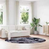 Hoogpolig Vloerkleed Navarra Polyester Donkergrijs