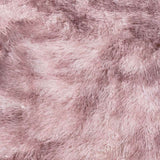 Hoogpolig Vloerkleed Navarra 240X240 Cm Polyester Stoffig Roze Dusty Pink
