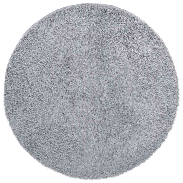 Hoogpolig Vloerkleed Navarra Polyester Lichtgrijs