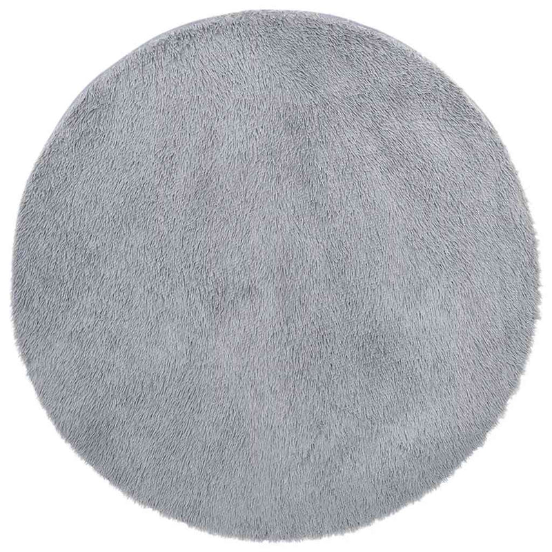 Hoogpolig Vloerkleed Navarra Polyester Lichtgrijs