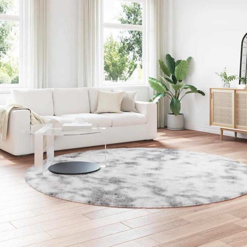 Hoogpolig Vloerkleed Navarra Polyester Lichtgrijs