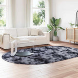 Hoogpolig Vloerkleed Navarra Polyester Donkergrijs