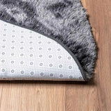 Hoogpolig Vloerkleed Navarra Polyester Donkergrijs