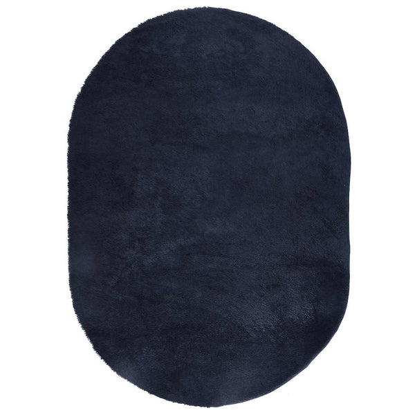 Hoogpolig Vloerkleed Navarra Polyester Marineblauw