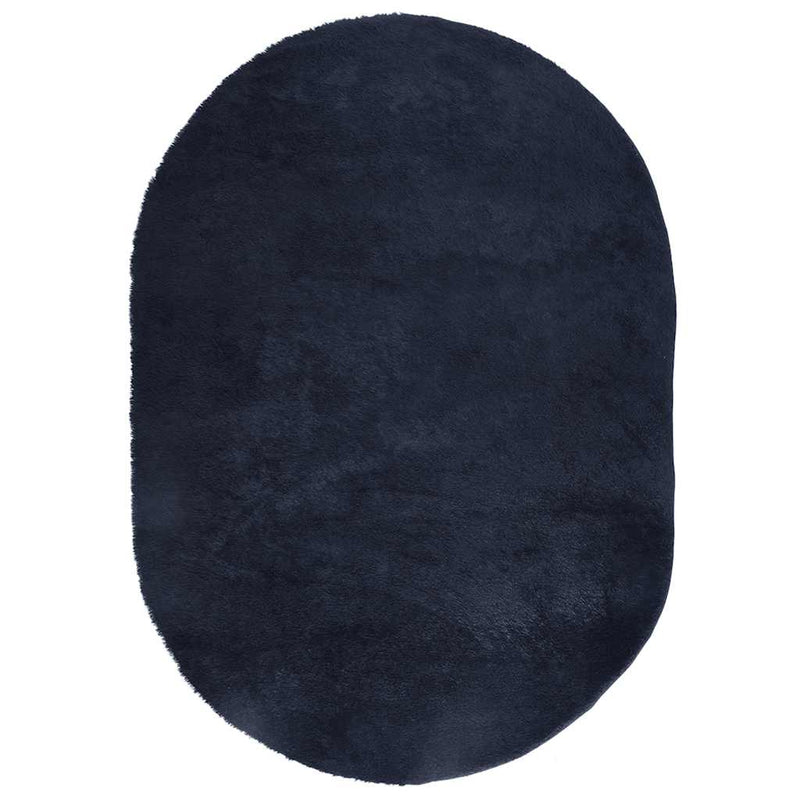 Hoogpolig Vloerkleed Navarra Polyester Marineblauw