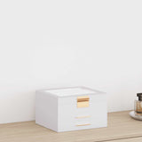 Sieradendoosje 3-Laags 23X20,5X14 Cm Wit