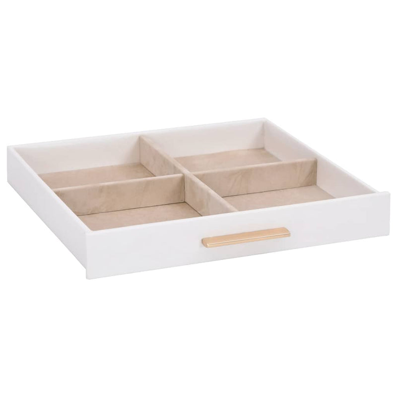 Sieradendoosje 3-Laags 23X20,5X14 Cm Wit