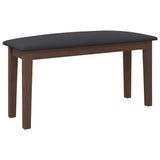 Bank 90 Cm Massief Hout Rubber