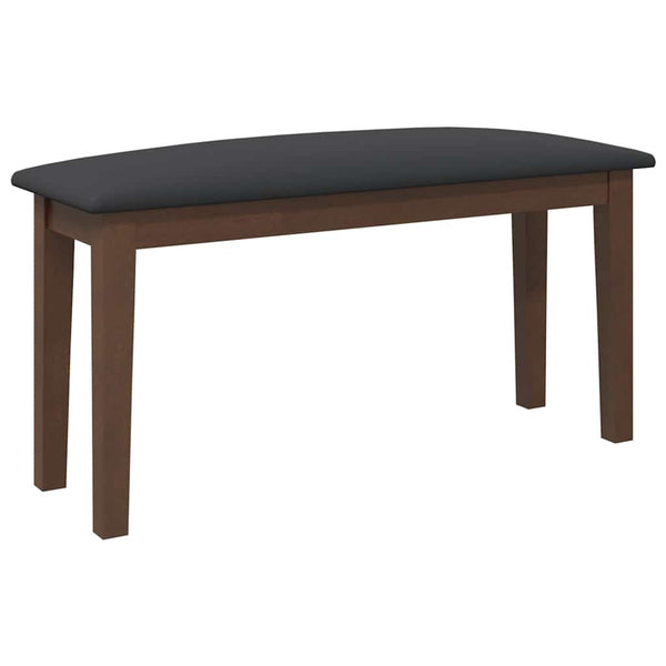 Bank 90 Cm Massief Hout Rubber