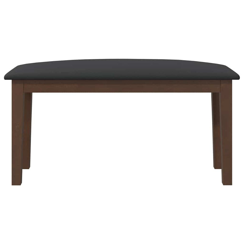 Bank 90 Cm Massief Hout Rubber