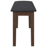 Bank 90 Cm Massief Hout Rubber