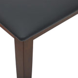 Bank 90 Cm Massief Hout Rubber