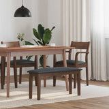 Bank 90 Cm Massief Hout Rubber