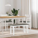 Bank 90 Cm Massief Hout Rubber