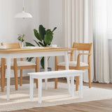 Bank 90 Cm Massief Hout Rubber