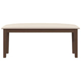 Bank 110 Cm Massief Hout Rubber
