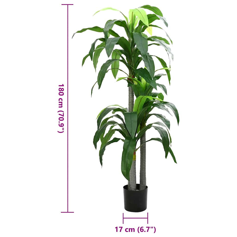 Kunstboom Dracaena 36 Bladeren Groen